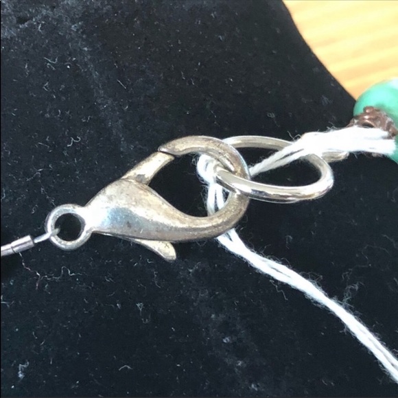 💍NWT TURQUIOSE NECKLACE - 18" 💯% AUTHENTIC - Picture 4 of 5